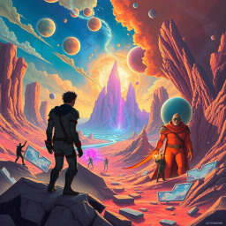 Spectrum Wars: Which Dimension Is It Anyway? - Text-based game