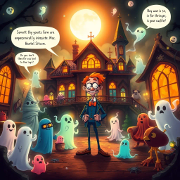 Whose Ghost Is It Anyway? - Text-based game