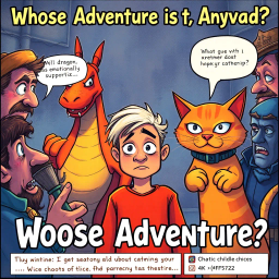 Whose Adventure Is It, Anyway? - Text-based game