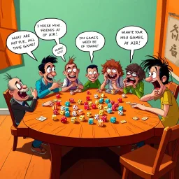 Who's Roll Is It Anyway? - Text-based game