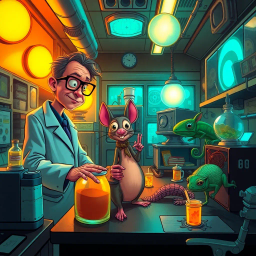 Lab Rats: Whose Lab Is It Anyway? - Text-based game