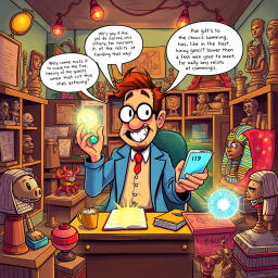 Relic Rumble: Whose Is It Anyway? - Text-based game