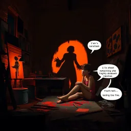 Whose Shadow Is It Anyway? - Text-based game