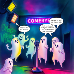 Whose Ghost Is It Anyway? - Text-based game