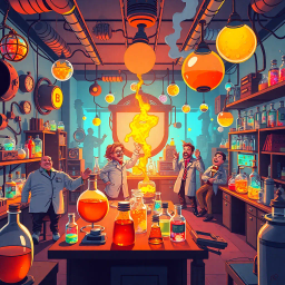 Whose Lab Is It Anyway? - Text-based game