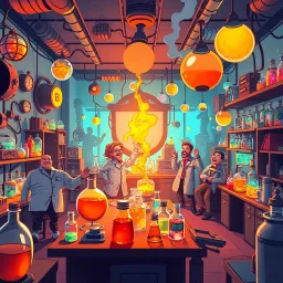 Whose Lab Is It Anyway? - Text-based game