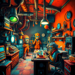 Whose Lab Is It Anyway? - Text-based game