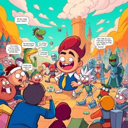 Whose Game Is It Anyway? - Text-based game