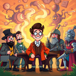 Chrono Chums: Whose Hello Is It Anyway? - Text-based game