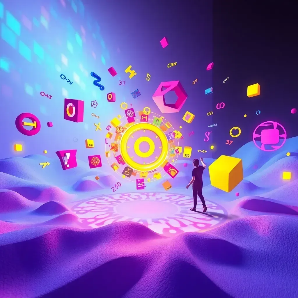 Spinning Glyphs