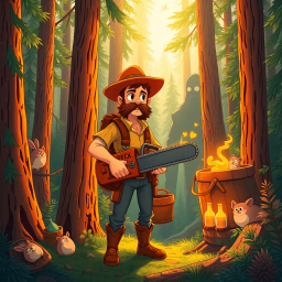 Lumberjack Chronicles: The Codex of Chaos - Text-based game