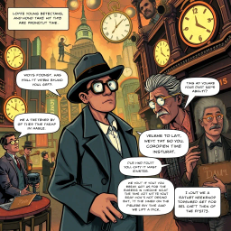Chronoconundrum: Who's Tickin' Time? - Text-based game