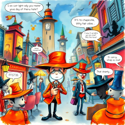 Whose Hat Is It Anyway? - Text-based game