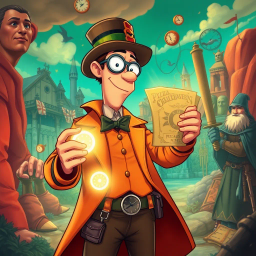 Chrono Chums: Who's There? - Text-based game