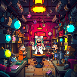Lab of Laughs - Text-based game