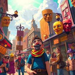 Whose Face Is It Anyway? - Text-based game