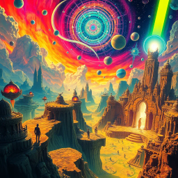Spectrum Wars: Which Dimension is It Anyway? - Text-based game