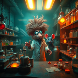 Lab Rats: Who's the Mad Scientist? - Text-based game