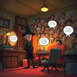 Whose Face is This Anyway? - Text-based game