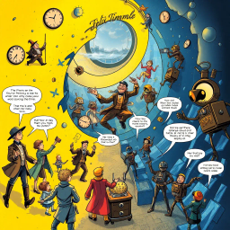 Chrono-Caper: Who's Time is It, Anyway? - Text-based game