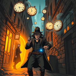 Chrono-Caper: Who's Time Is It, Anyway? - Text-based game