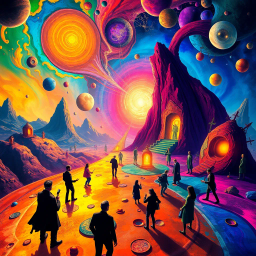 Spectrum Wars: Which Dimension Is It Anyway? - Text-based game