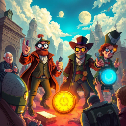 Chrono-Caper: Who's Time Is It, Anyway? - Text-based game