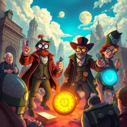 Chrono-Caper: Who's Time Is It, Anyway? - Text-based game
