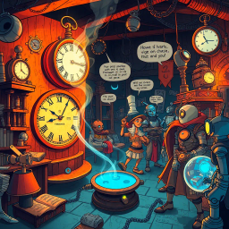 ChronoClash: Whose Time Is It Anyway? - Text-based game