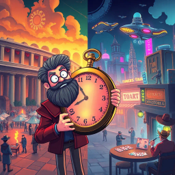 ChronoClash: Whose Time Is It Anyway? - Text-based game