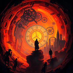 Time travel mystery text games