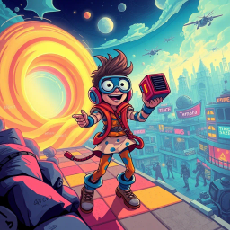 Chronochaos: Whose Time Is It Anyway? - Text-based game