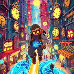 Time Riders: G-Lide Chronicles - Text-based game