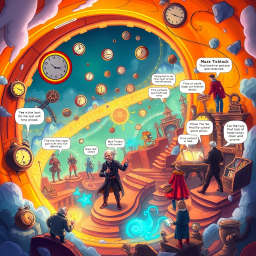 ChronoClash: Whose Time Is It Anyway? - Text-based game
