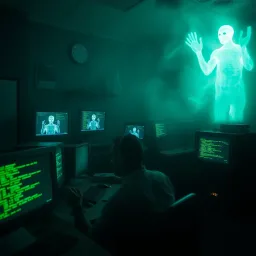 Haunted Byte: Who's This? - Text-based game