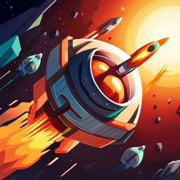 Galactic Rocket Showdown - Text-based game