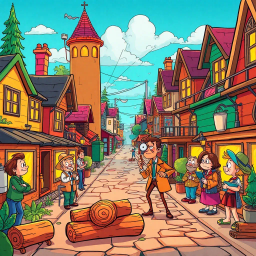 Whose Logs Are These, Anyway? - Text-based game