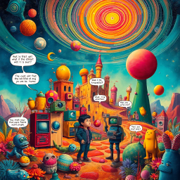 Spectrum Wars: Which Dimension Is It Anyway? - Text-based game