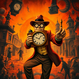 Chronoconundrum: Who's Tickin' Time? - Text-based game