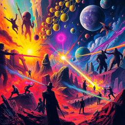 Spectrum Wars: Which Dimension Is It Anyway? - Text-based game