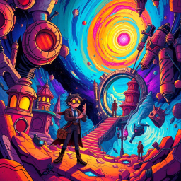 Spectrum Wars: Which Dimension Is It Anyway? - Text-based game