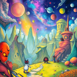 Spectrum Wars: Which Dimension Is It Anyway? - Text-based game