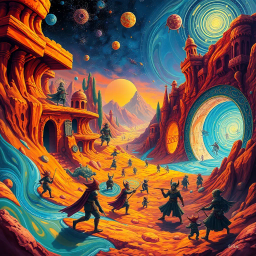 Spectrum Wars: Which Dimension Is It Anyway? - Text-based game