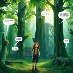 Log Jam: Wood You Believe It? - Text-based game