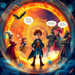 Chrono Chums: Who's There? - Text-based game