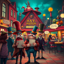 Whose Hat Is It Anyway? - Text-based game