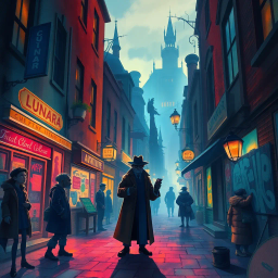 Whose Shadow is it Anyway? - Text-based game