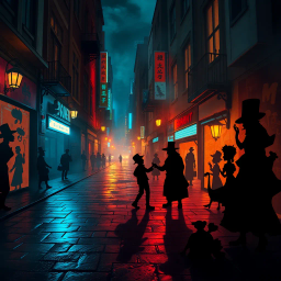 Whose Shadow is it Anyway? - Text-based game