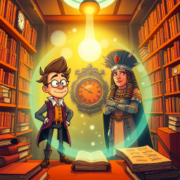 Chrono Chums: Who's There? - Text-based game