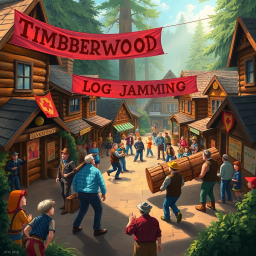 Log Jam: Wood You Believe It? - Text-based game
